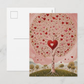 Heartwood Feiertagspostkarte (Vorne/Hinten)