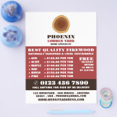 Heartwood-Logos, Holz/Holz/Holzgartenwerbung Flyer (Einzeln)