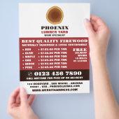 Heartwood-Logos, Holz/Holz/Holzgartenwerbung Flyer (Hand)