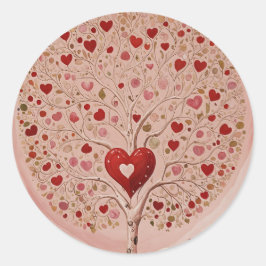 Heartwood Runder Aufkleber