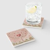 Heartwood Steinuntersetzer (Seitenansicht)