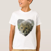 Hearty Cheetah Kitten T-Shirt (Vorderseite)