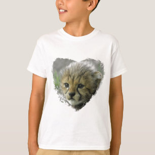Hearty Cheetah Kitten T-Shirt