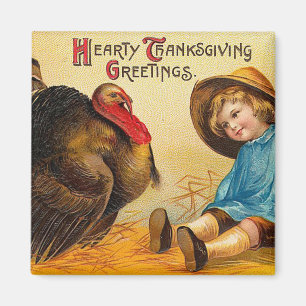 Hearty Erntedank Greetings Magnet
