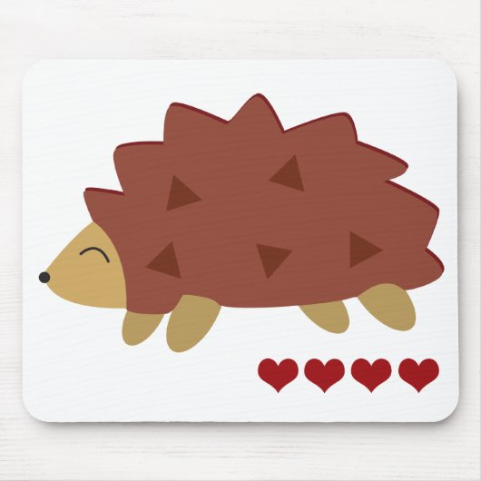 Hearty Igel Mousepad (Vorne)