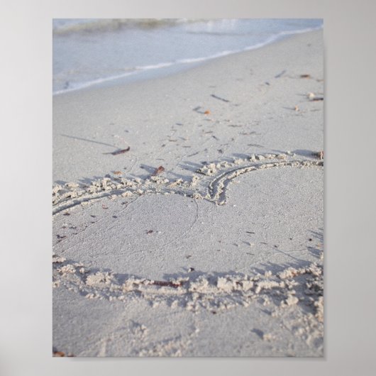 HEARTY SANDY BEACHY POSTER (Vorne)
