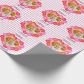 Hearty Valentine Foto Frame Geschenkpapier (Ecke)