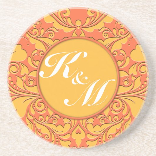 HeartyParty Sandstein Untersetzer (Vorne)