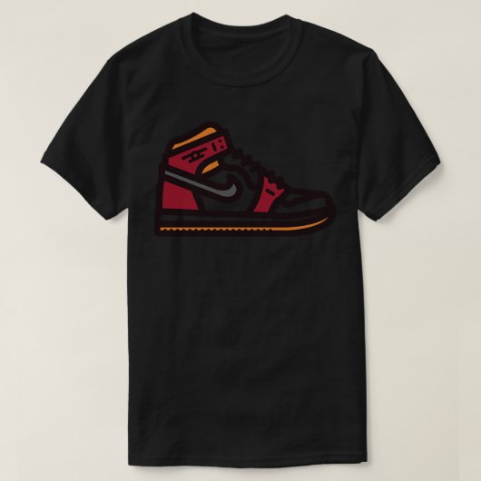 Heat Basketball Sneakers T-Shirt (Design vorne)