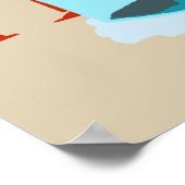 Heat Melts Ice Protest Poster (Ecke)