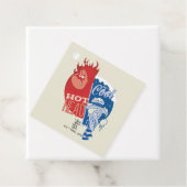 Heat Miser Hot Head & Snow Miser Mr. Cool Geschenkanhänger (Beispiel)