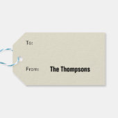 Heat Miser Hot Head & Snow Miser Mr. Cool Geschenkanhänger (Rückseite Horizontal)