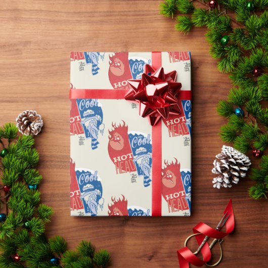 Heat Miser Hot Head & Snow Miser Mr. Cool Geschenkpapier (Feiertagsgeschenk)