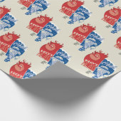 Heat Miser Hot Head & Snow Miser Mr. Cool Geschenkpapier (Ecke)