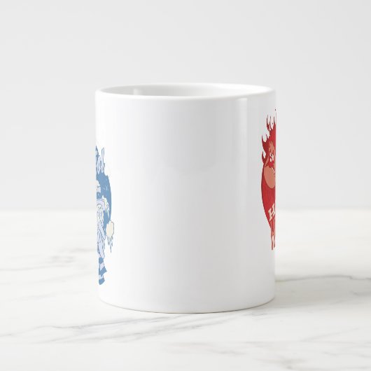 Heat Miser Hot Head & Snow Miser Mr. Cool Jumbo-Tasse (Vorderseite)