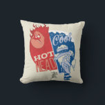 Heat Miser Hot Head & Snow Miser Mr. Cool Kissen<br><div class="desc">Das Jahr ohne Weihnachtsmann | Karo aus dieser dualen Grafik von Heat Miser und Snow Miser mit den Spitznamen "Hot Head" und "Mr Cool"!</div>