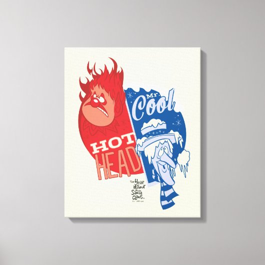 Heat Miser Hot Head & Snow Miser Mr. Cool Leinwanddruck (Vorderseite)