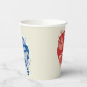 Heat Miser Hot Head & Snow Miser Mr. Cool Pappbecher (Links)