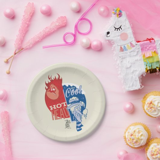 Heat Miser Hot Head & Snow Miser Mr. Cool Pappteller (Party)