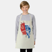 Heat Miser Hot Head & Snow Miser Mr. Cool Schürze (Getragen)