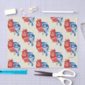 Heat Miser Hot Head & Snow Miser Mr. Cool Seidenpapier (Handwerk)