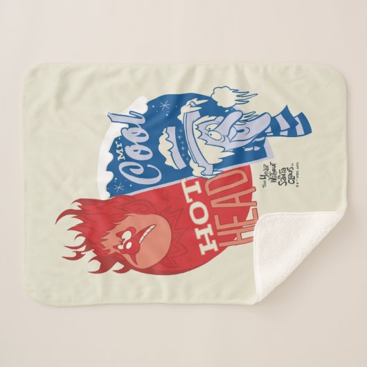 Heat Miser Hot Head & Snow Miser Mr. Cool Sherpadecke (Vorderseite (Horizontal))
