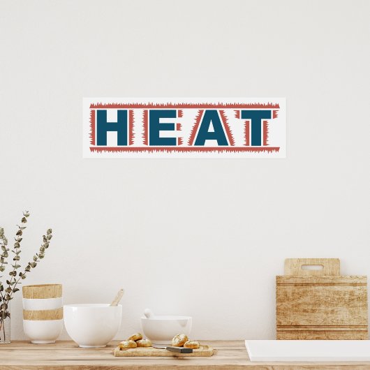 HEAT-Poster Poster (Küche)
