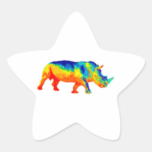 Heat Sensored Stern-Aufkleber