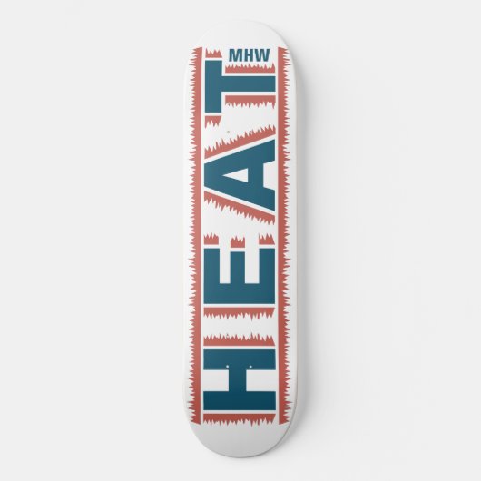 HEAT-Skateboard Skateboard (Vorderseite)