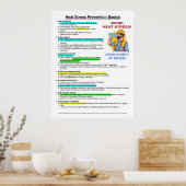 Heat Stress Illness Prevention Basics Poster (Küche)