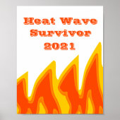 Heat Wave Survivor 2021 Poster (Vorne)