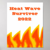 Heat Wave Survivor 2022 Poster (Vorne)