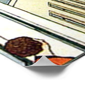 Heath Robinson Illustration Zuhause Comforts W Hea Poster (Ecke)