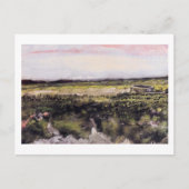 Heath with a Wheelbarrow, Vincent van Gogh Postkarte (Vorderseite)