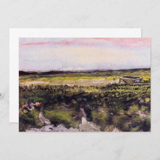 Heath with Wheelbarrow by Vincent van Gogh (Vorne/Hinten)
