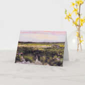 Heath with Wheelbarrow by Vincent van Gogh Karte (Gelbe Blume)