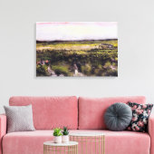 Heath with Wheelbarrow by Vincent van Gogh Leinwanddruck (Insitu (Wohnzimmer))