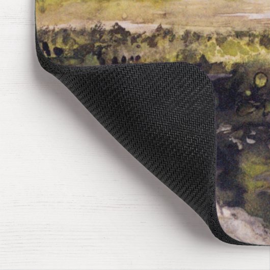 Heath with Wheelbarrow by Vincent van Gogh Mousepad (Ecke)