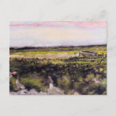 Heath with Wheelbarrow by Vincent van Gogh Postkarte (Vorderseite)