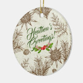 Heathen Gruß Atheist Ornament (Links)