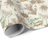 Heathen Grüße! Atheist Geschenkpapier (Rolleneckpunkt)