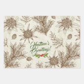 Heathen Grüße! Atheist Wrapping Paper Geschenkpapier Set (Vorderseite)