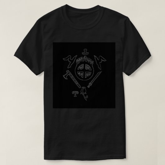 Heathen Pride Schwarzer T-shirt (Design vorne)