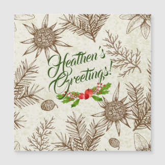Heathen's Greetings Atheist Magnet Card