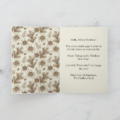 Heathen's Greetings Atheist Weihnachtskarte Karte (Innenseite)