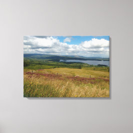 Heather am See Leinwanddruck