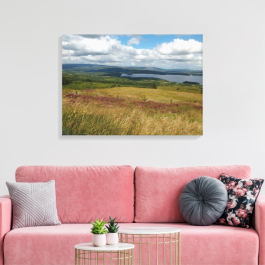 Heather am See Leinwanddruck (Insitu (Wohnzimmer))