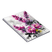 Heather - Aquarellblumen Notizblock (Rechte Seite)