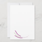 Heather Blume Dankeskarte (Rückseite)