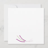 Heather Blume Einladung (Rückseite)